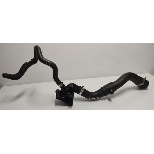 Carcaça Valvula Termostatica C/ Sensor Mangueira Fiat Cronos