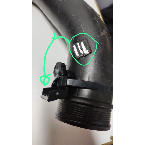 Duto Cano Intercooler Volvo Xc60 T6 3.0 10 A 13