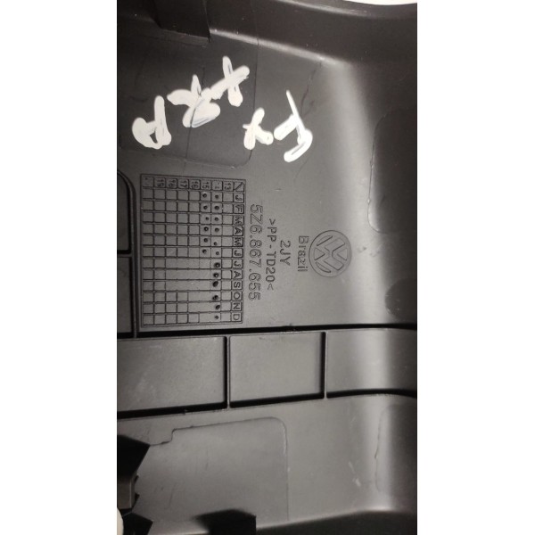 Acabamento Moldura Tampa Traseira Esq Vw Fox C/ Detalhe