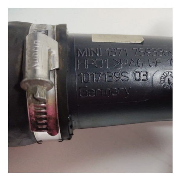 Mangueira Duto Intercooler Mini Cooper S 1.6 2008 A 2013