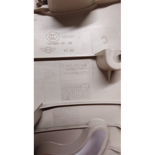 Acabamento Coluna Traseira Esq Mnin Cooper S 2 Portas 08-13