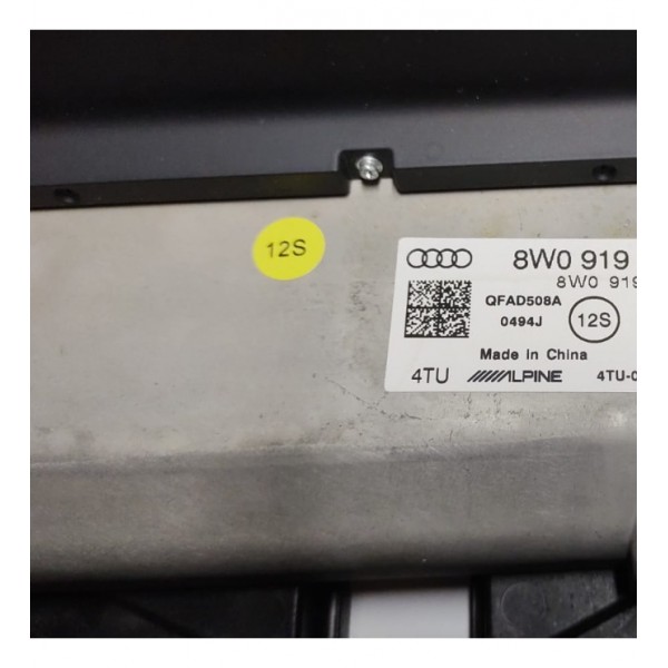 Tela Central Multimidia Audi A4 2016 A 2019