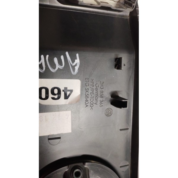 Moldura Botão Chave Luz  Vw Amarok V6 2018 A 2021