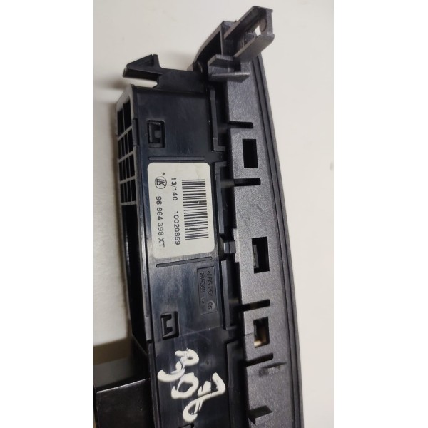 Botão Pisca Alerta Trava Porta Mala Peugeot 308 Cinza