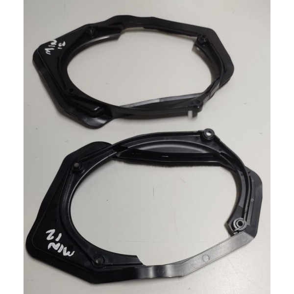 Par Suporte Alto Falante Dir / Esq Mini Cooper S Preto