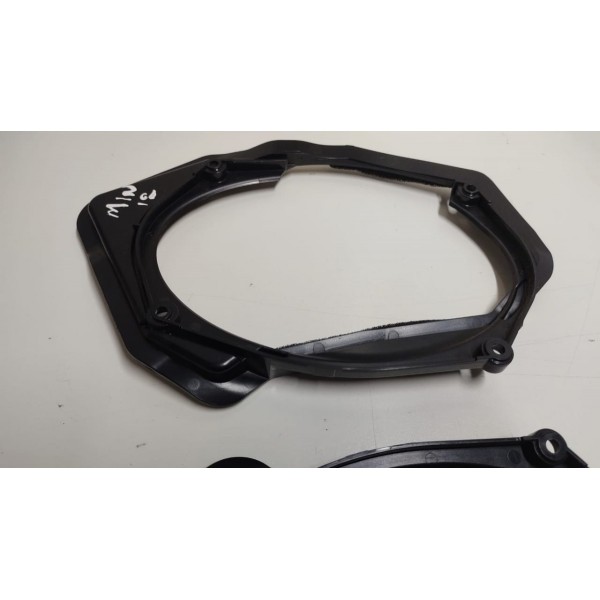 Par Suporte Alto Falante Dir / Esq Mini Cooper S Preto