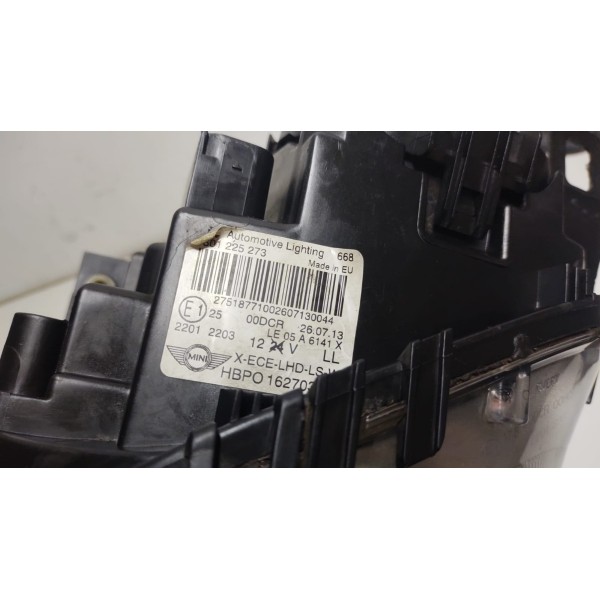 Farol Completo Original Esquerdo Mini Cooper 09 A 13