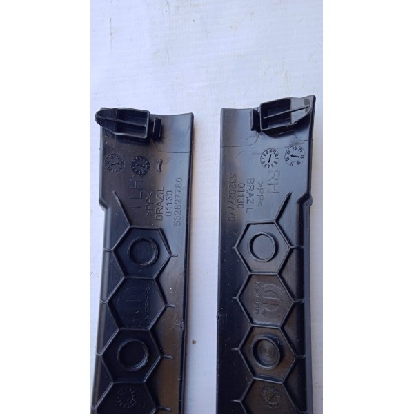 Par Acabamento Coluna Entrada De Porta Jeep Compass 17 A 20