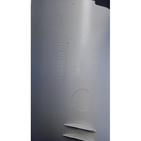 Par Acabamento Coluna Parabrisa Jeep Compass 2017 A 2020 Cinza