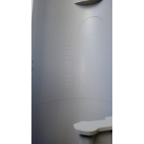 Par Acabamento Coluna Parabrisa Jeep Compass 2017 A 2020 Cinza