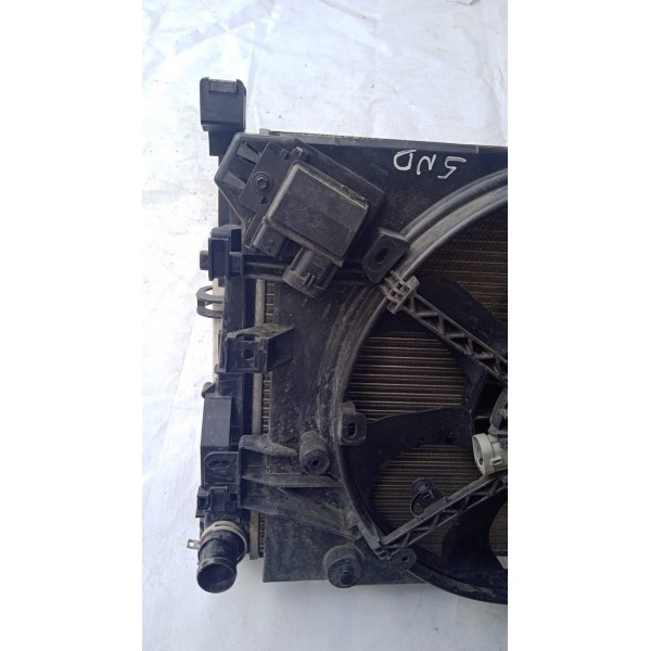 Kit Conjunto Radiador Sandero Logan 1.0 3cc 2014 A 2020