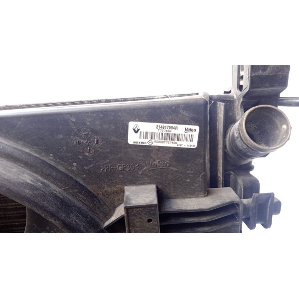 Kit Conjunto Radiador Sandero Logan 1.0 3cc 2014 A 2020