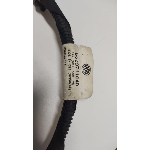Chicote Com 2 Sensor Parachoque Traseiro Golf Tsi 2014 A 19