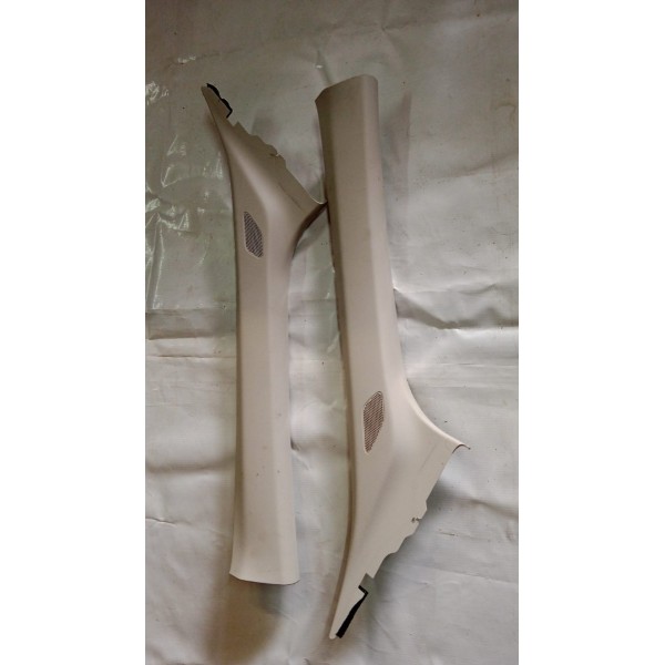 Par Moldura Acabamento Coluna Fiat Argo Cronos 2015 A 2022