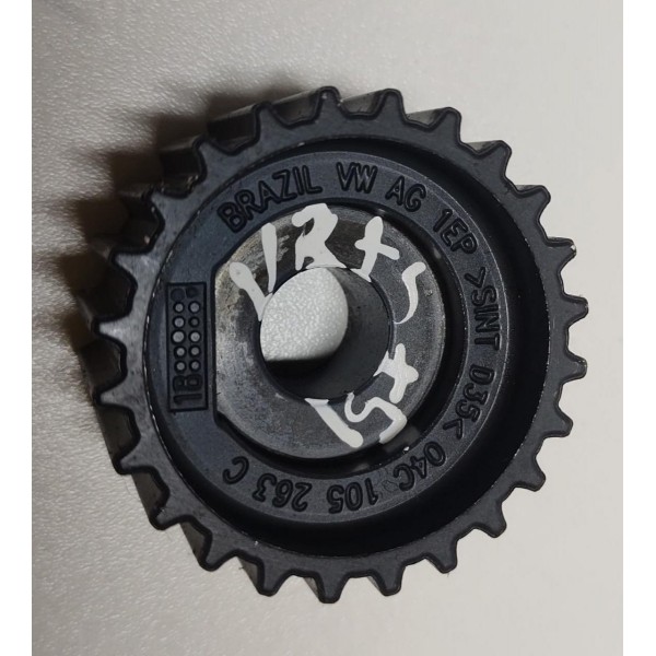 Engrenagem Polia Dentada Virabrequim Vw Virtus 04c105263c