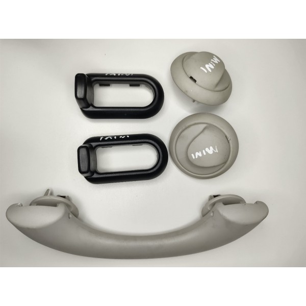 Kit Gancho Cabide Teto Alça De Pqp Mini Cooper S