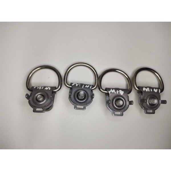 Kit 4 Gancho Fixação Bagagem Mini Cooper S