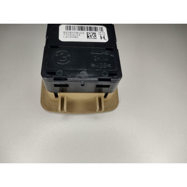 Comando De Vidro Com Moldura Caramelo Dianteiro  Bmw 320i