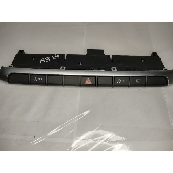 Comando Botão Tração Off Pisca - Alerta Audi 2014 A 2020 - Preto