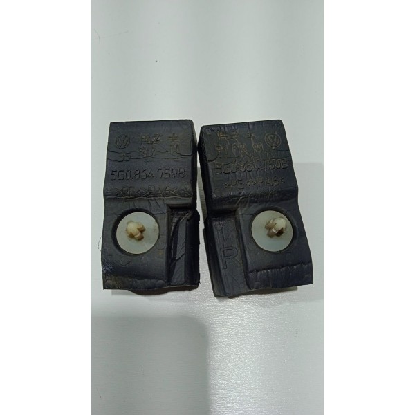 Par Vedação Superior Paralama Churrasqueira Vw Golf 14 A 19