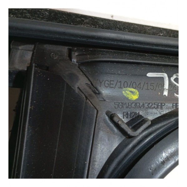 Guarnição Borracha Trilho Vidro Porta T.d Vw Golf Variant