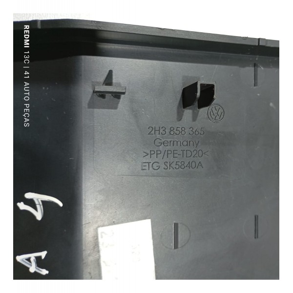 Moldura Do Botão Chave Luz Painel L.e Vw Amarok 18 A 22