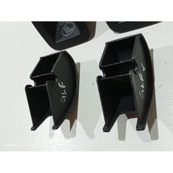 Par Acabamento Isofiix Banco Traseiro Vw Golf Variant