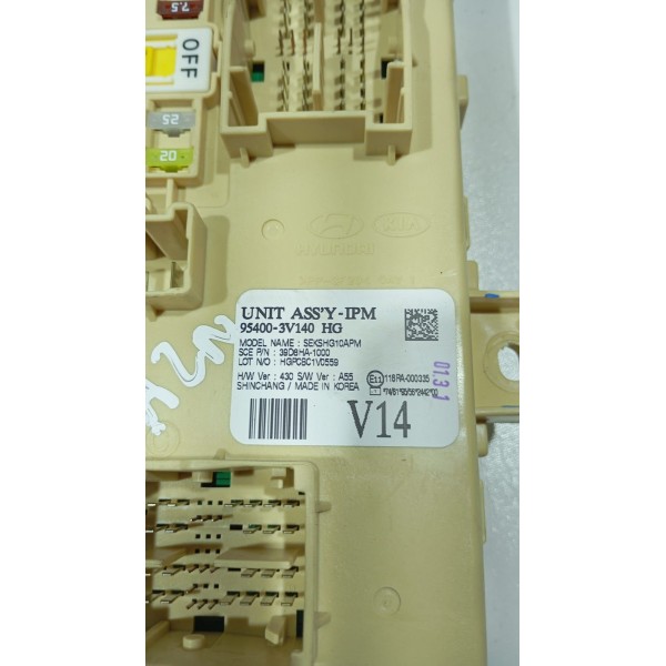 Caixa Fusivel Interno Hyundai Azera 12 A 17