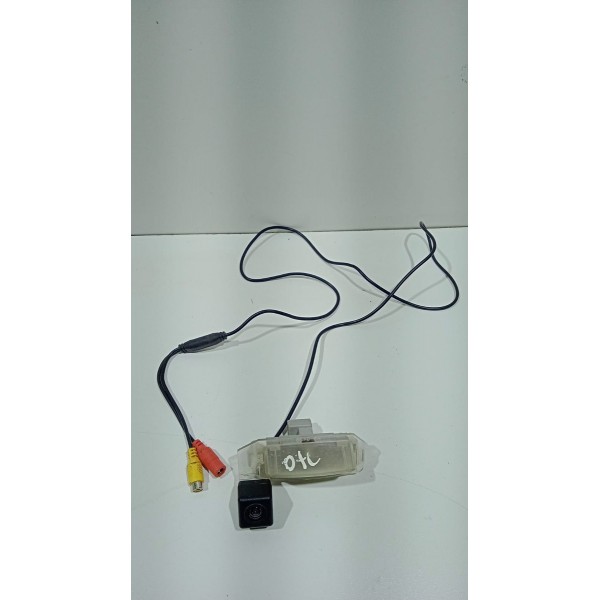 Camera Ré Original C/ Suporte Luz Placa Mitsubish Outlander