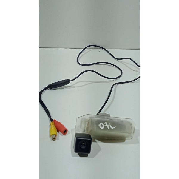 Camera Ré Original C/ Suporte Luz Placa Mitsubish Outlander