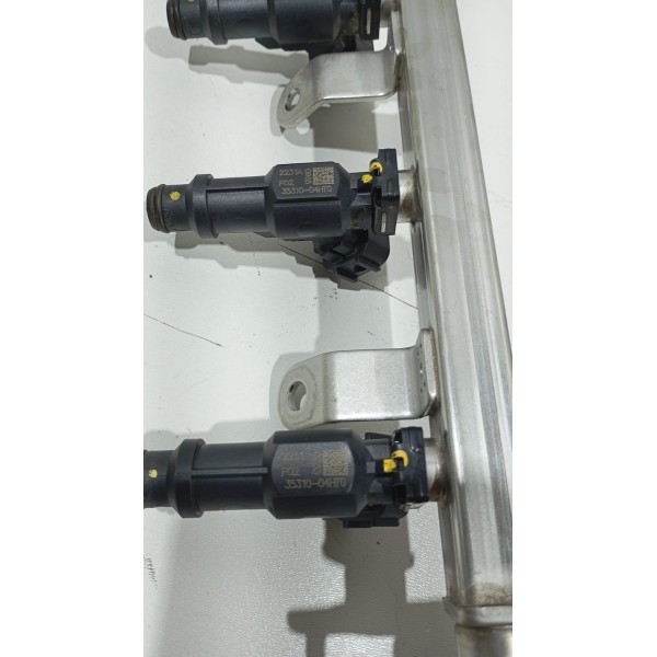 Bico Injetor Com Flauta Hyundai Hb20 1.0 3cc 20 A 21