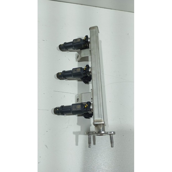 Bico Injetor Com Flauta Hyundai Hb20 1.0 3cc 20 A 21