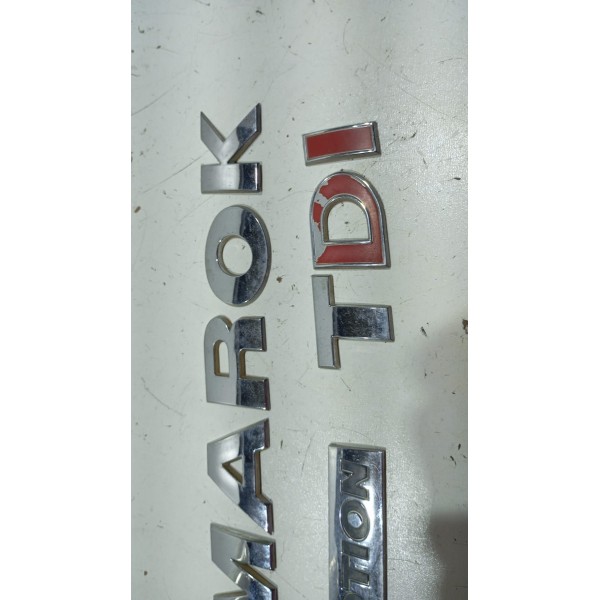 Kit Emblemas Tampa Traseira Vw Amarok 11 A 16