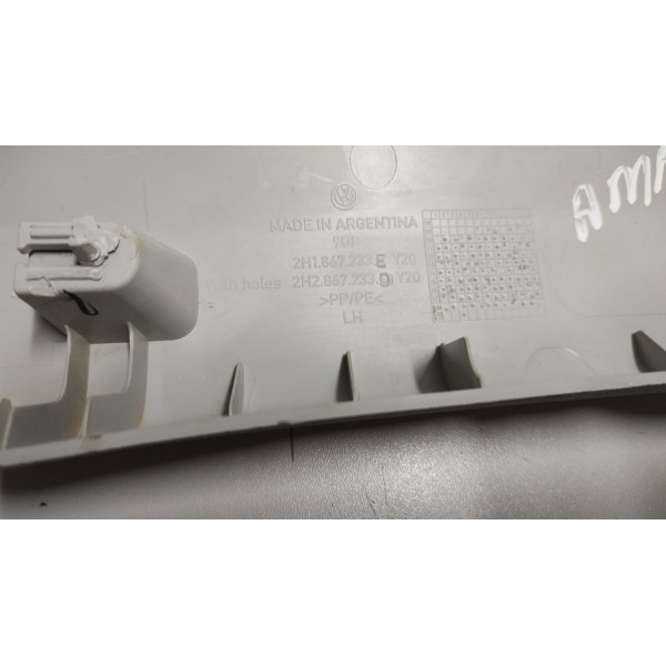 Acabamento Coluna Dianteira Esq. Vw Amarok V6 2018 A 2021