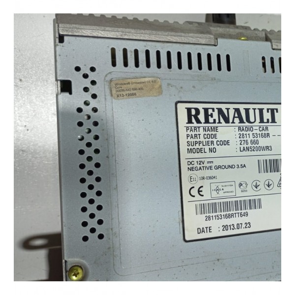 Kit Multimidia Com Moldura Renault Duster 11 A 16