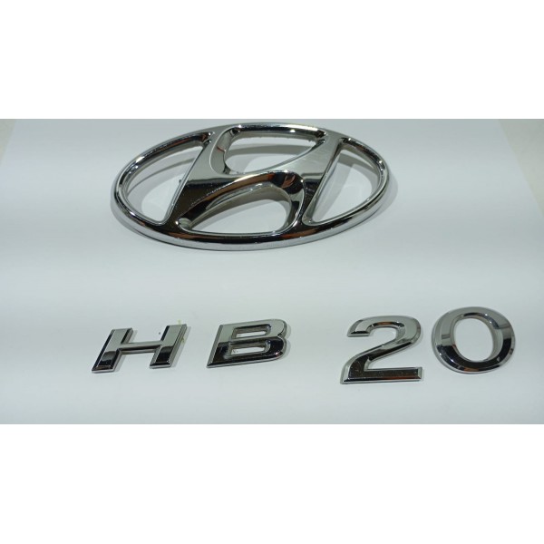 Emblema Tampa Traseira Hyundai Hb20 Hatch 13 A 19
