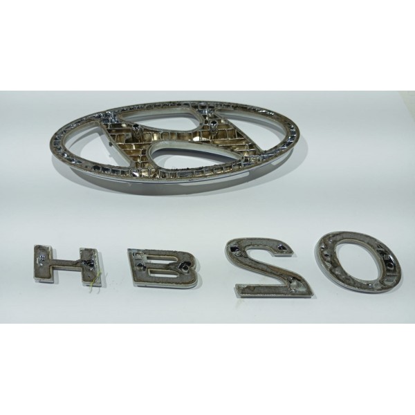 Emblema Tampa Traseira Hyundai Hb20 Hatch 13 A 19