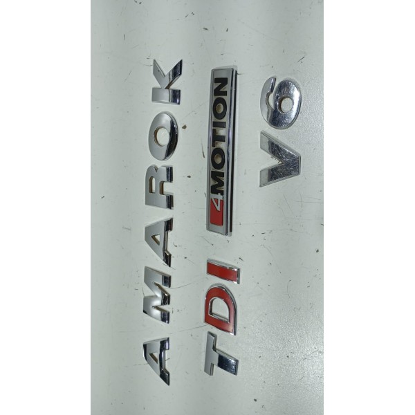 Emblema Tampa Traseira Vw Amarok 18 A 23