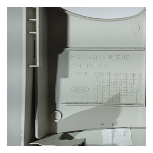 Acabamento Coluna Central Cinto L.e Ford Focus Hatch 14 A 18