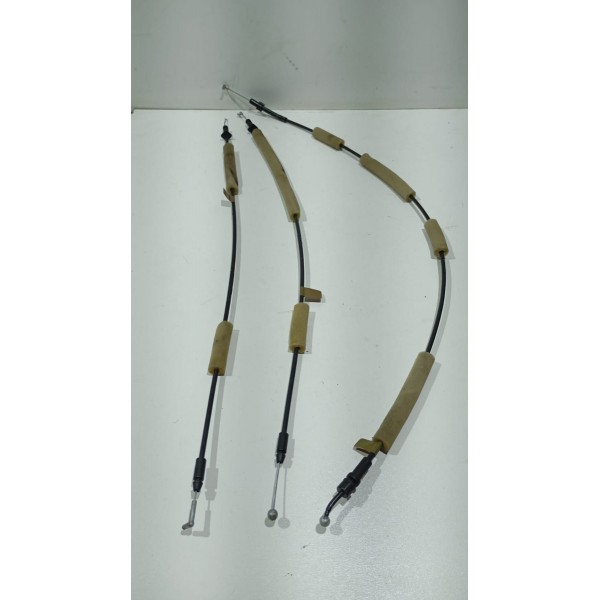 Kit 3 Cabos Fechadura Maçaneta Porta T.e Nissan Kicks