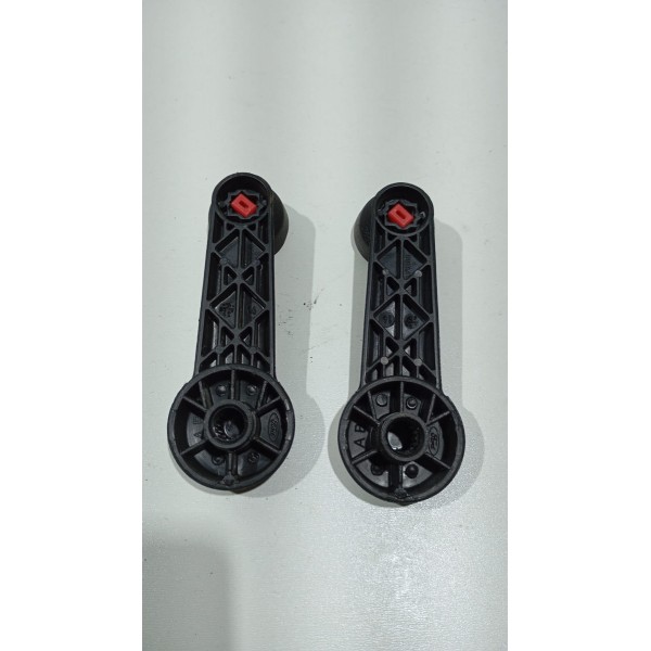Par Manivela Vidro Traseiro Ford Ka 14 A 24 - Preto