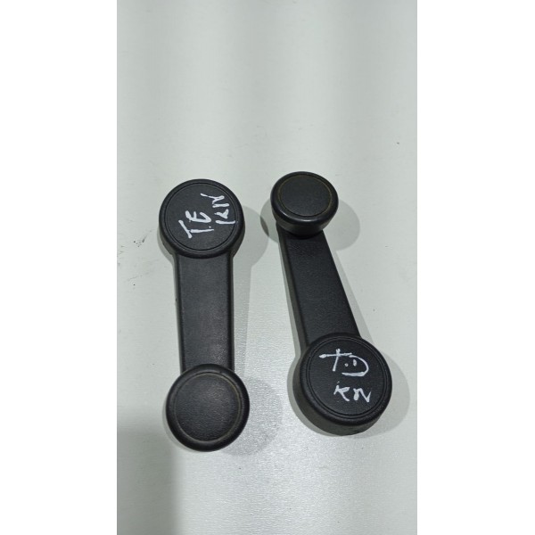 Par Manivela Vidro Traseiro Ford Ka 14 A 24 - Preto