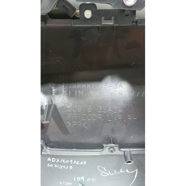 Forro De Porta D.d Couro Nissan Sentra 14 A 20