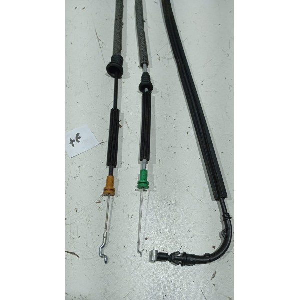 Jogo Cabo Maçaneta Fechadura Porta T.e Fiat Toro 16 A 23 Traseira