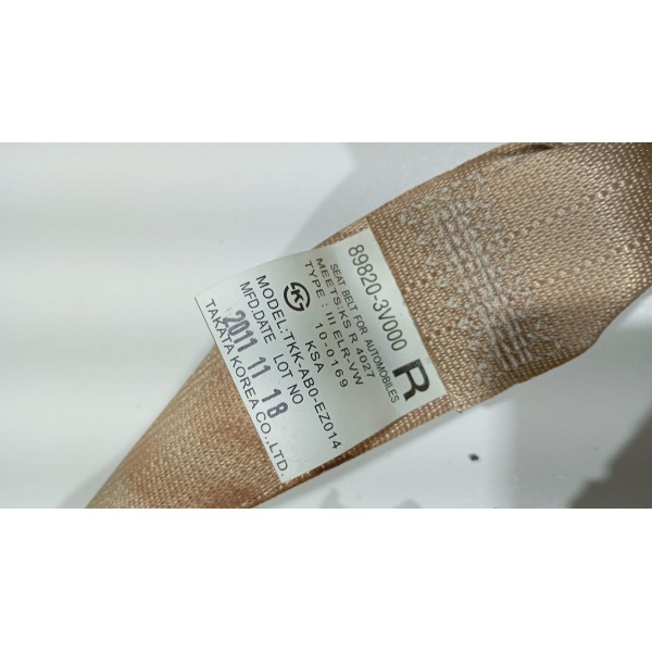 Cinto Traseiro Lado Direito Hyundai Azera 12 A 17