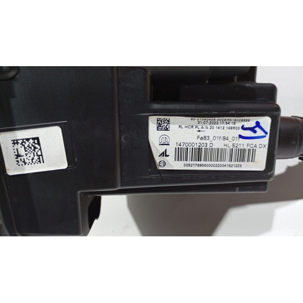 Farol Full Led L.d Jeep Renegade 22 A 24 Direito/passageiro