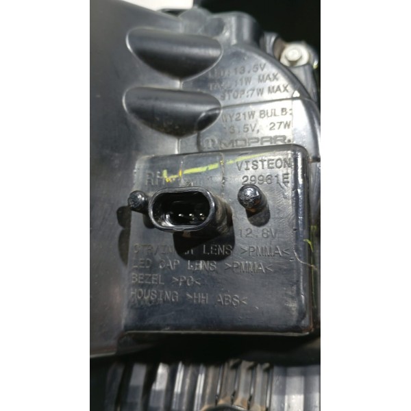 Lanterna Traseira Led L.d Dodge Journey 10 A 18 Direito/passageiro Vermelho