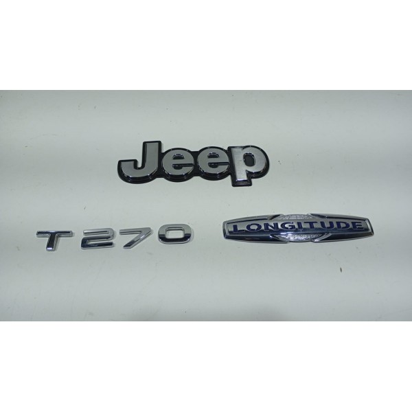 Kit Emblema Tampa Traseira Jeep Renegade 22 A 24