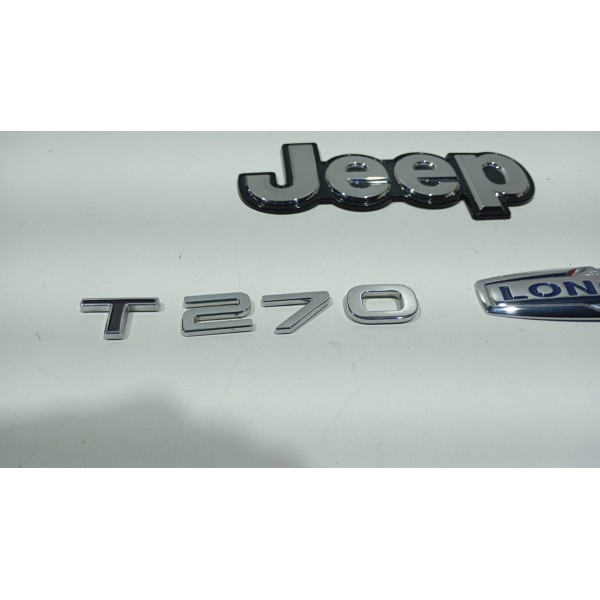 Kit Emblema Tampa Traseira Jeep Renegade 22 A 24