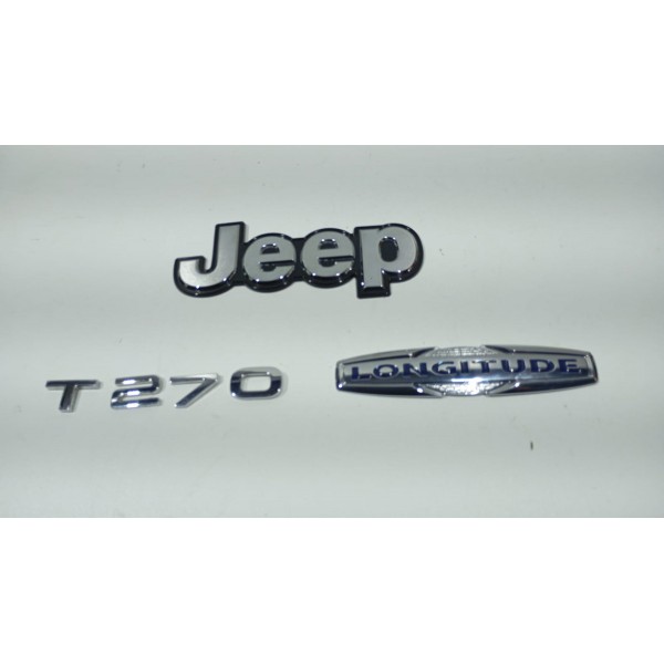 Kit Emblema Tampa Traseira Jeep Renegade 22 A 24